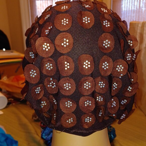 FOR @SORENSANDY - TWO Fun Shiney-Fabric "Cancer" Caps - Picture 8 of 10